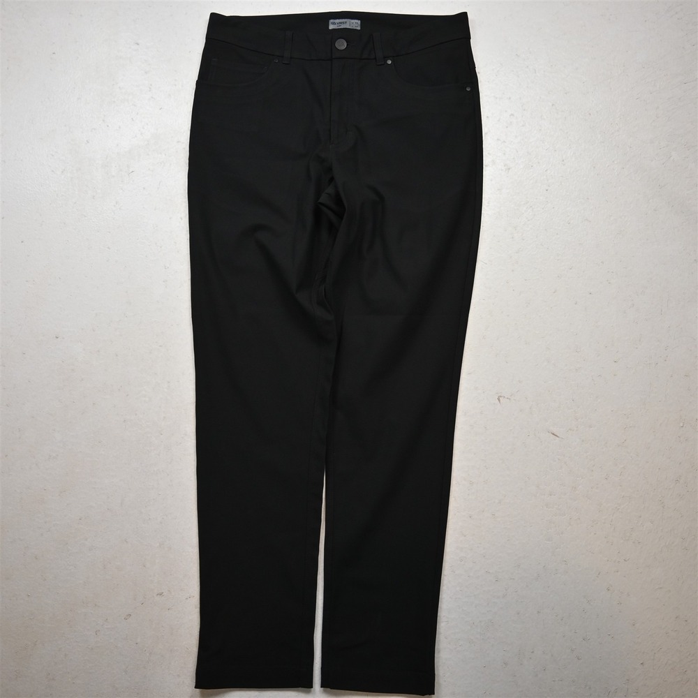 VRST 32x32 Black Slim Leg 5 Pocket Performance Stretch Golf Mens Pants